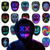 LED Mask with Gesture Sensing Light up Face Transforming Led
